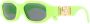 Versace Eyewear Zonnebril met vierkant montuur Groen - Thumbnail 2