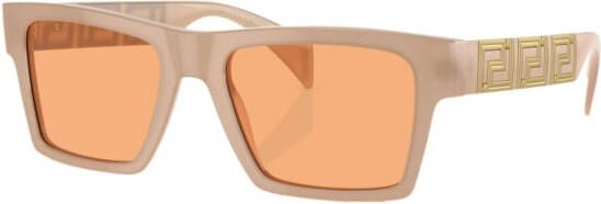 Versace Eyewear Zonnebril met vierkant montuur Roze