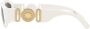 Versace Biggie Ve4361 Zonnebril Biggie zonnebril in het wit met iconische kwallen White Unisex - Thumbnail 3