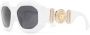 Versace Eyewear Zonnebril met vierkant montuur Wit - Thumbnail 2