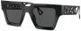 Versace Eyewear Zonnebril met vierkant montuur Zwart - Thumbnail 2
