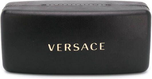 Versace Eyewear Zonnebril met vierkant montuur Zwart