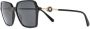 Versace Eyewear Zonnebril met vierkant montuur Zwart - Thumbnail 2