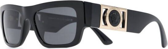 Versace Eyewear Zonnebril met vierkant montuur Zwart
