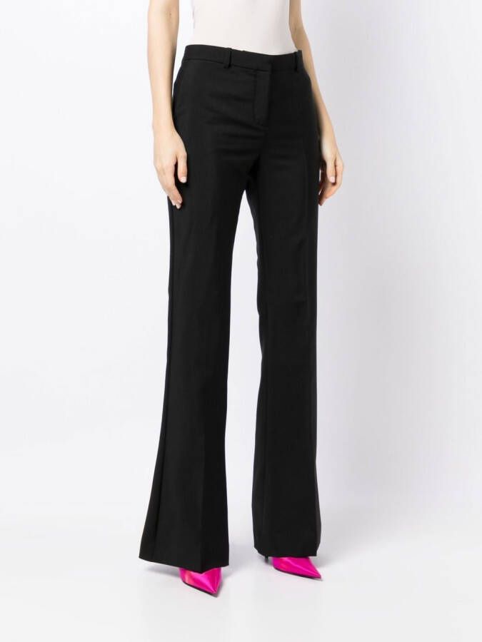 Versace Flared broek Zwart