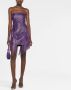 Versace Mini-jurk met franje Paars - Thumbnail 2