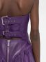 Versace Mini-jurk met franje Paars - Thumbnail 3