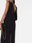 Versace Gedrapeerde jurk Zwart - Thumbnail 5