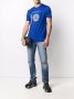 Versace Gerafelde jeans Blauw - Thumbnail 2