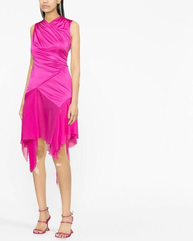 Versace Gesmockte jurk Roze