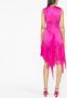 Versace Gesmockte jurk Roze - Thumbnail 3