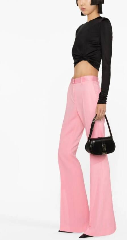 Versace Gesmockte top Zwart