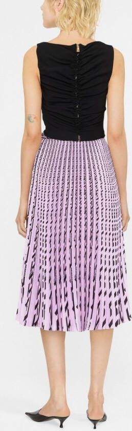 Versace Gesmockte top Zwart