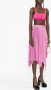 Versace Greca Geplooide midi-jurk Roze - Thumbnail 2