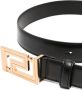 Versace Greca Goddess leren riem Zwart - Thumbnail 2