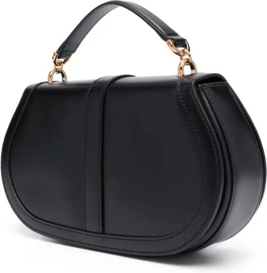 Versace Greca Goddess leren schoudertas Zwart