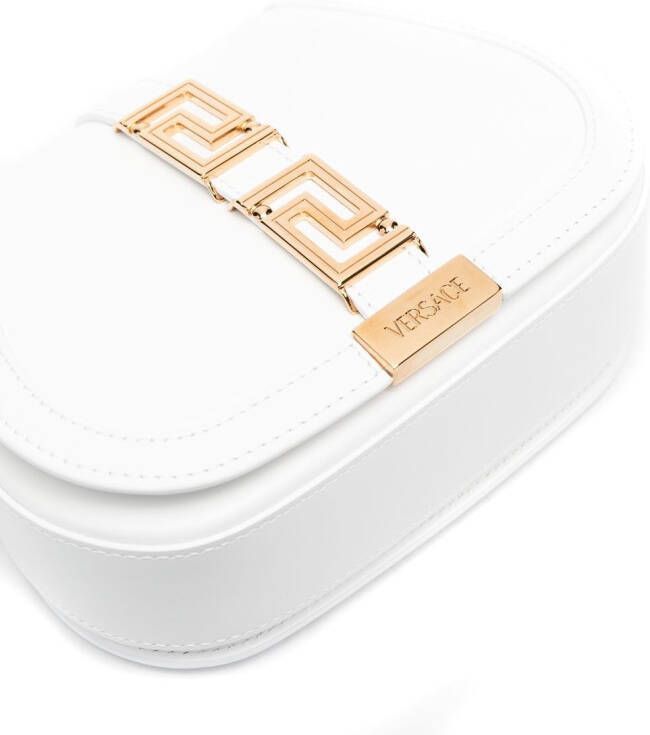 Versace Greca Goddess kleine schoudertas Wit