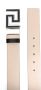 Versace Greca omkeerbare riem Beige - Thumbnail 2