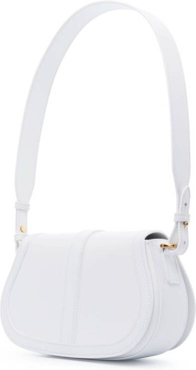 Versace Greca schoudertas met plakkaat Wit