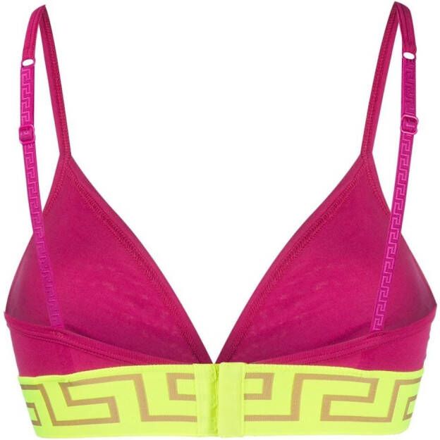Versace Bh met Greca print Roze