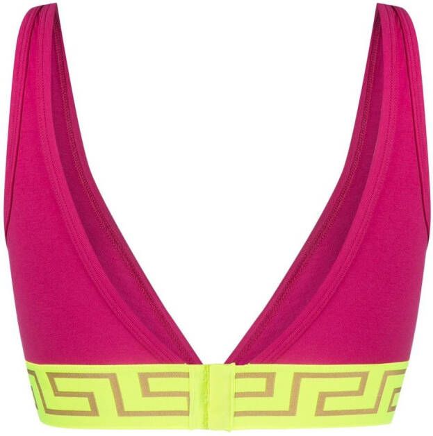 Versace Bh met Greca print Roze