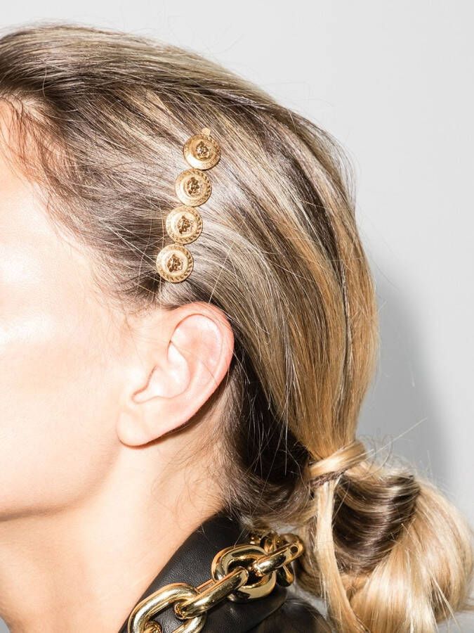Versace Haarspeld met Medusa Metallic