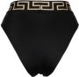 Versace High waist bikinislip met Greca rand Zwart - Thumbnail 2