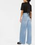 Versace High waist jeans Blauw - Thumbnail 4