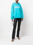 Versace Hoodie met logoprint Blauw - Thumbnail 2