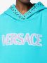 Versace Hoodie met logoprint Blauw - Thumbnail 5