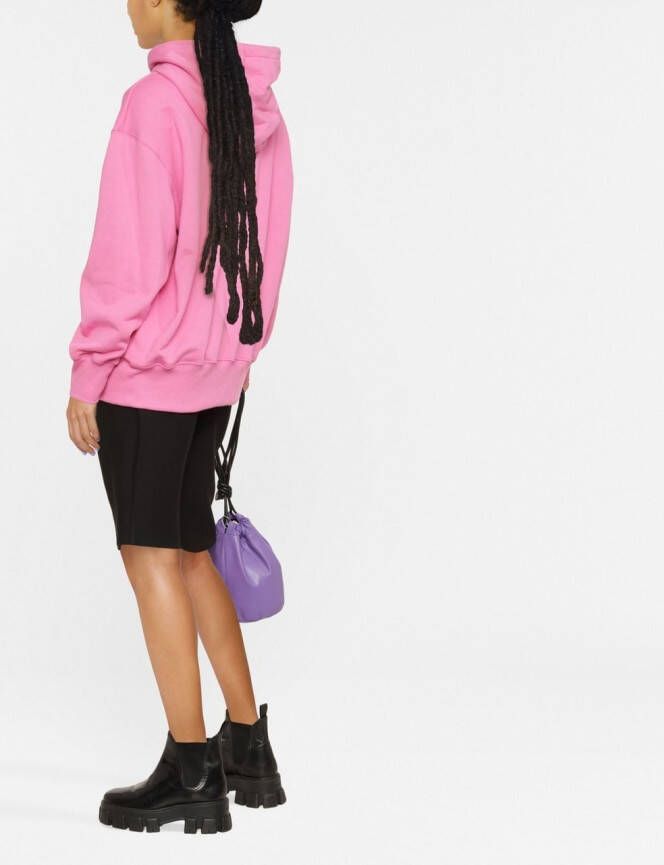 Versace Hoodie verfraaid met kristallen Roze