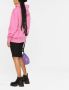 Versace Hoodie verfraaid met kristallen Roze - Thumbnail 3