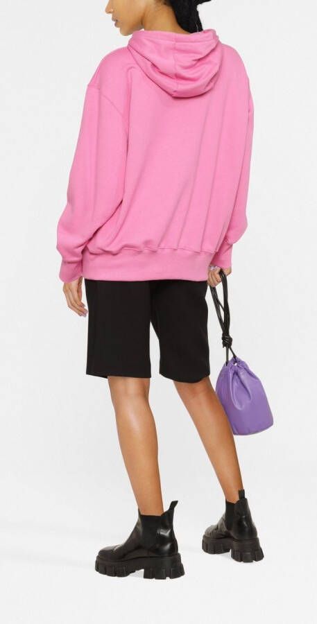 Versace Hoodie verfraaid met kristallen Roze