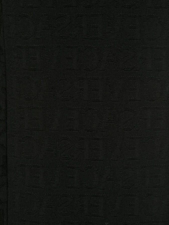 Versace Intarsia sjaal Zwart