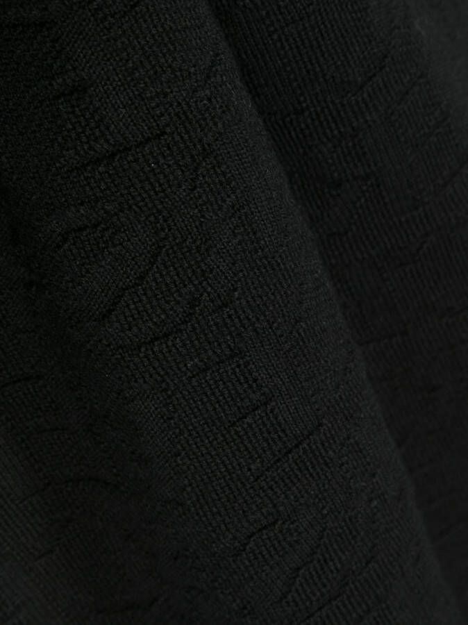 Versace Intarsia sjaal Zwart