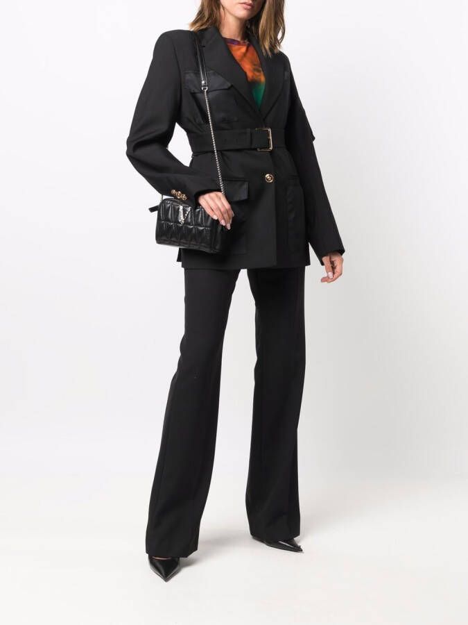 Versace Jack met ceintuur Zwart