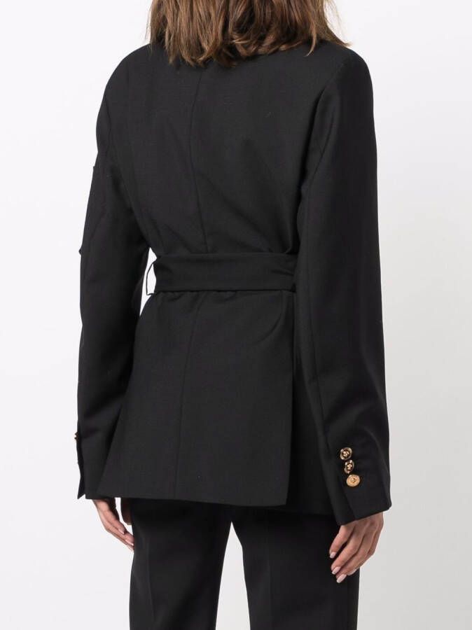 Versace Jack met ceintuur Zwart