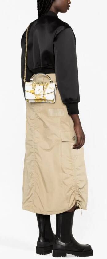 Versace Jeans Couture Shopper met barokprint Wit