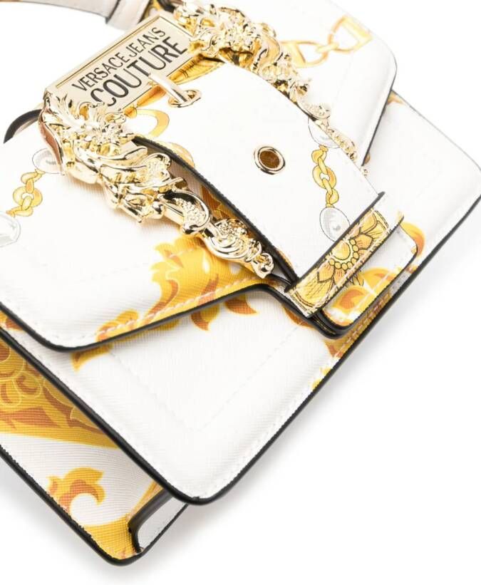 Versace Jeans Couture Shopper met barokprint Wit