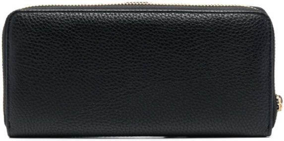 Versace Jeans Couture 1 Continental leren portemonnee Zwart