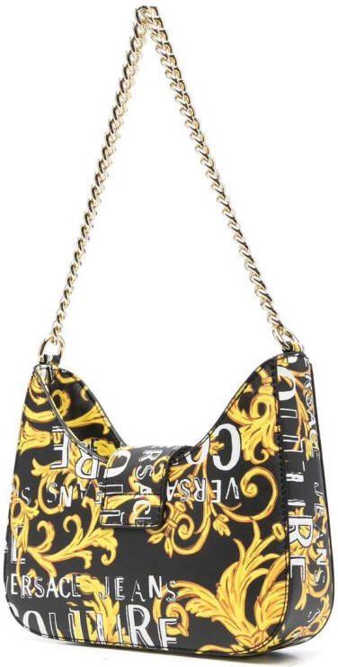 Versace Jeans Couture Schoudertas met print Zwart