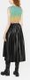 Versace Jeans Couture Asymmetrische plooirok Zwart - Thumbnail 3