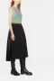 Versace Jeans Couture Asymmetrische plooirok Zwart - Thumbnail 4