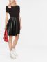 Versace Jeans Couture Asymmetrische T-shirtjurk Zwart - Thumbnail 2