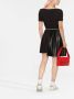 Versace Jeans Couture Asymmetrische T-shirtjurk Zwart - Thumbnail 3