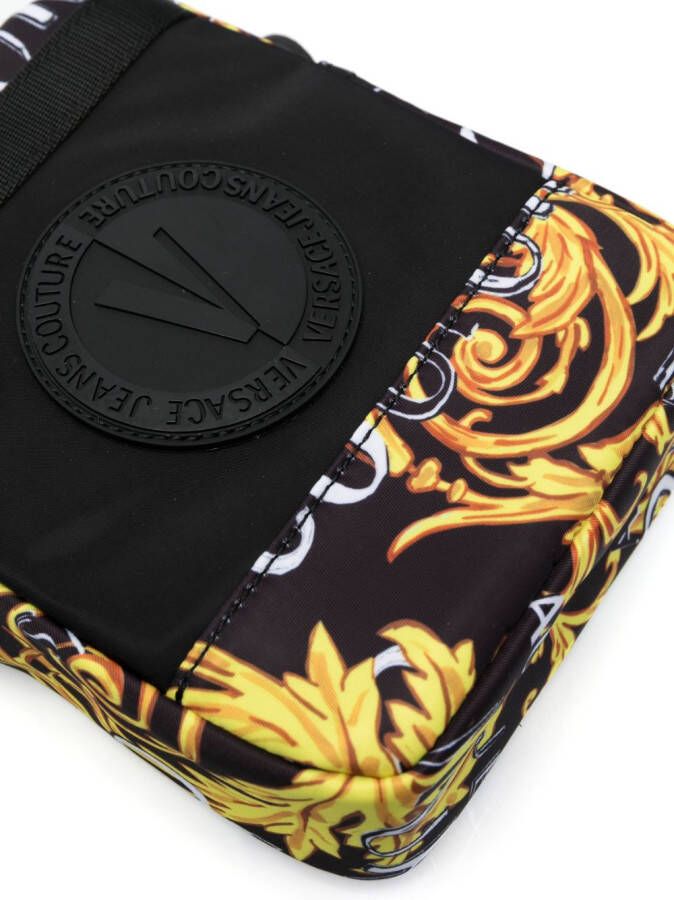 Versace Jeans Couture Messengertas met barokprint Zwart