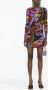 Versace Jeans Couture Mini-jurk met Barocco print Paars - Thumbnail 2