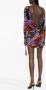 Versace Jeans Couture Mini-jurk met Barocco print Paars - Thumbnail 3