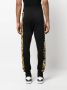 Versace Jeans Couture Trainingsbroek met Barocco streep Zwart - Thumbnail 4