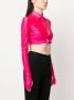 Versace Jeans Couture Cropped shirt Roze - Thumbnail 3